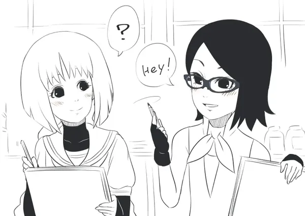 サラダ＆スミレらくがきまとめ 表紙