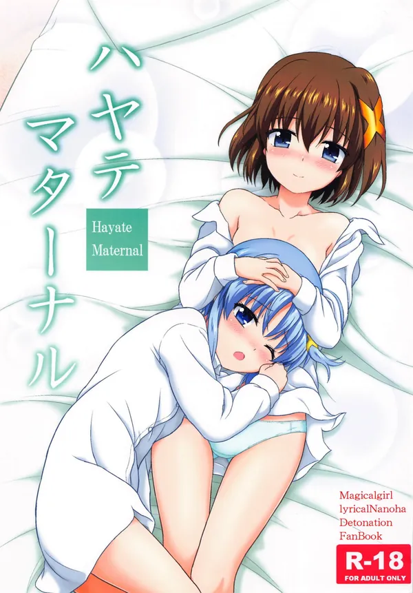 [リイン×はやて 男性化]はやてが男性化リインの朝勃ちチ◯ポをしゃぶったり、正常位や騎乗位でハメてイチャラブHする♡ 表紙