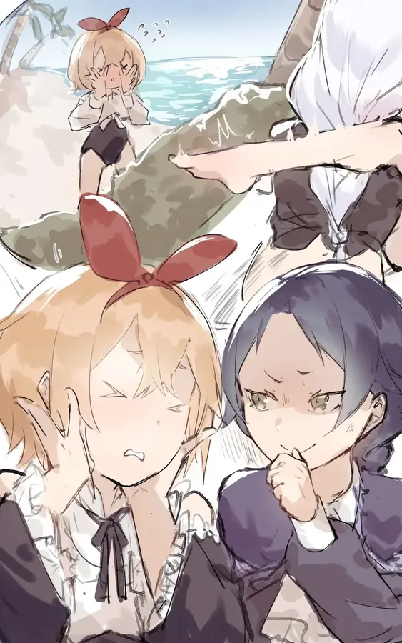 Petra and Meili x Subaru futa 表紙
