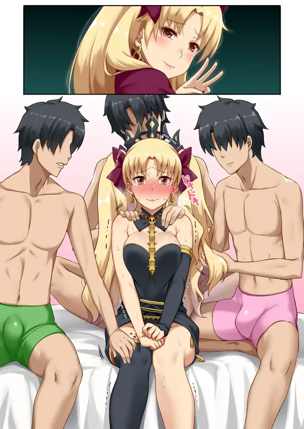 Ereshkigal vs three Fujimaru (decensored) 表紙