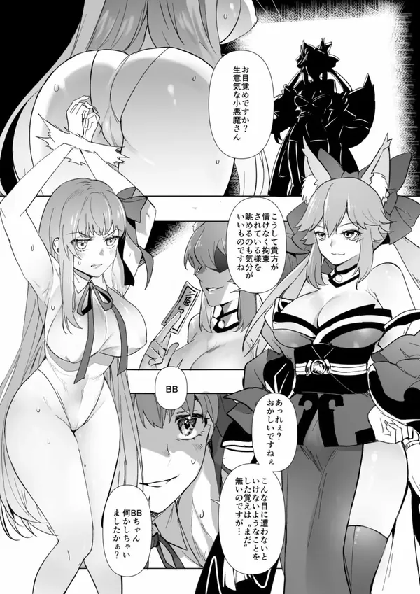FGO BB&ランサーアルトリア憑依 表紙