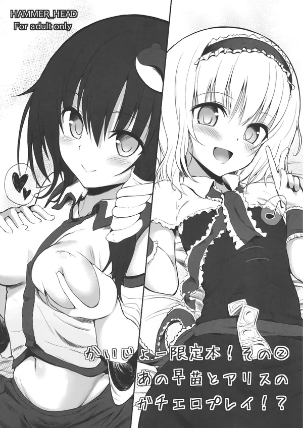 かいじょー限定本! その② あの早苗とアリスのガチエロプレイ!? 表紙