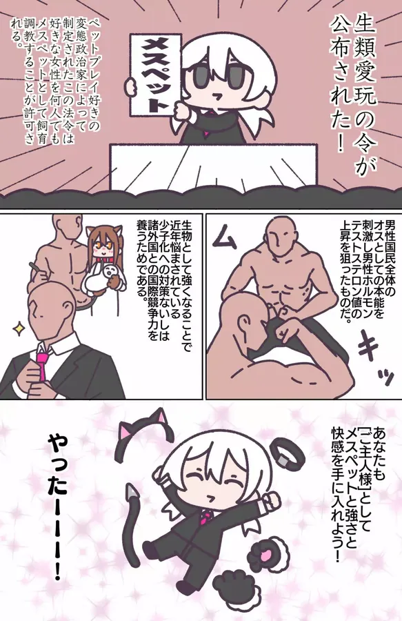 メスペットシリーズ 世界観 表紙