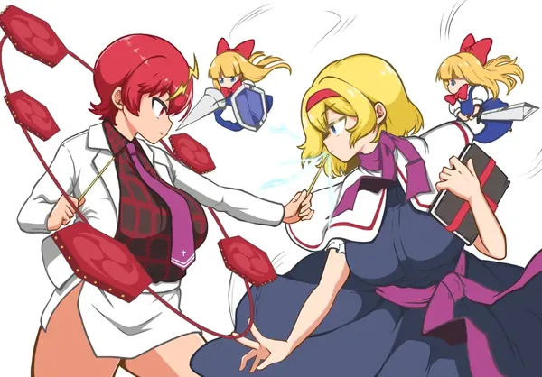 Alice Margatroid and Raiko Horikawa 表紙