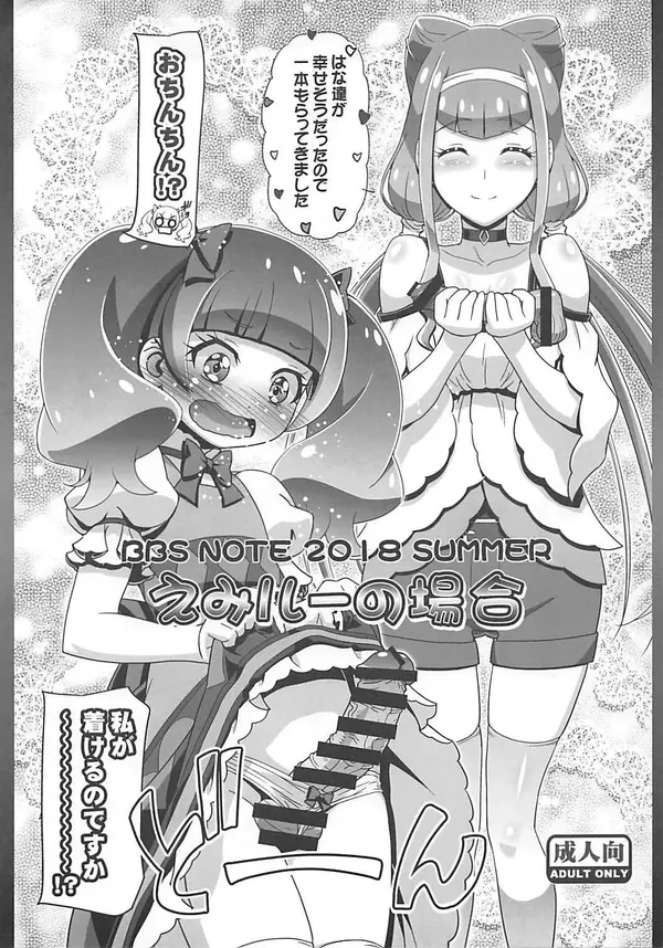 BBS NOTE 2018 SUMMER えみルーの場合 表紙