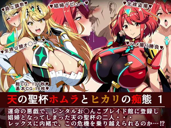 天の聖杯ホムラとヒカリの痴態1 表紙