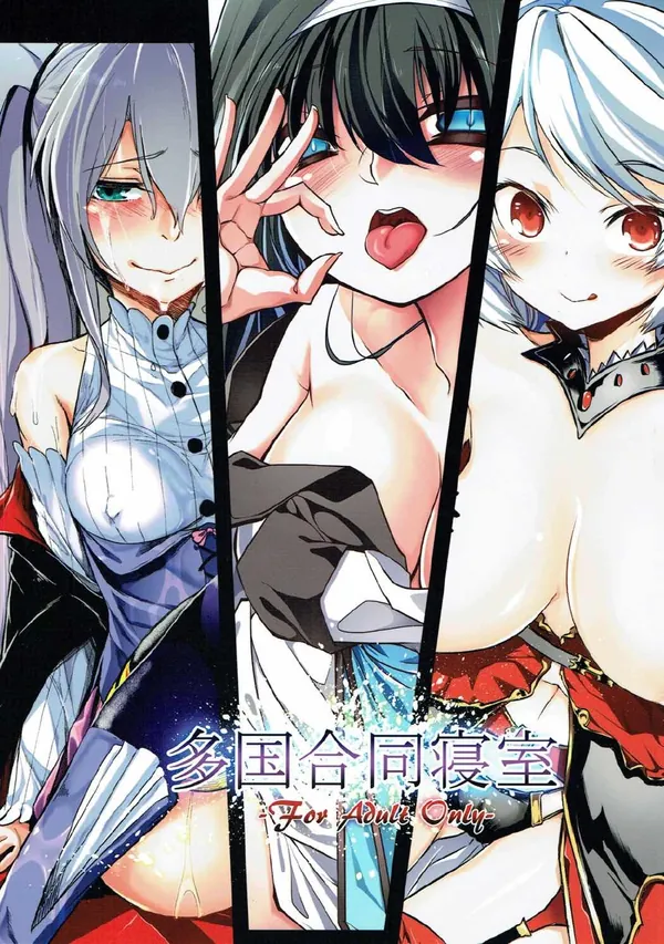 [アイギス 同人誌]リンネのねっとりフェラ&イラマチオ、ディーナの輪姦セックスなど盛り沢山の合同誌！ 表紙