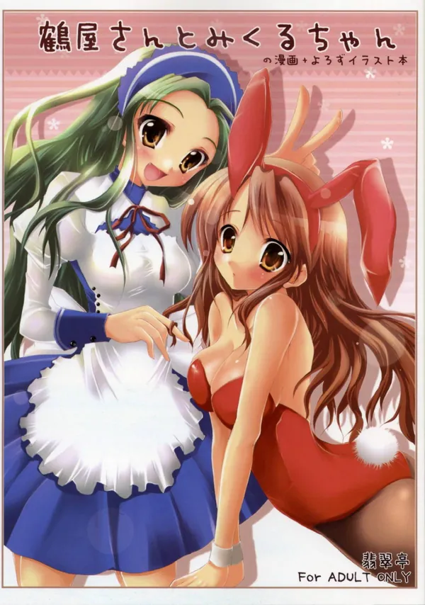 [朝比奈みくる 凌辱]バニーコスのみくるがフェラをさせられながら手マンされたり、鶴屋さんが正常位やバックで犯されてイっちゃう♡ 表紙