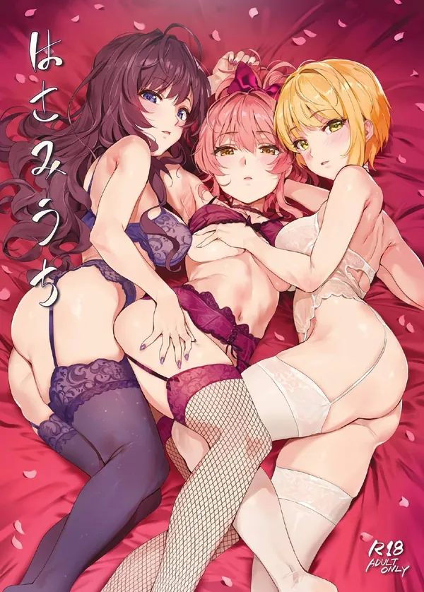 [OrangeMaru C93新刊]美嘉達がオフ会で男達とカラオケで乱交!!生ハメされてヨガリ狂う♡ 表紙